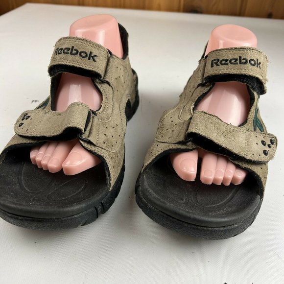 VINTAGE Reebok Mens Double Strap Sandals Brown Tan Hook Loop Vtg 90s - Size 9 main image 9